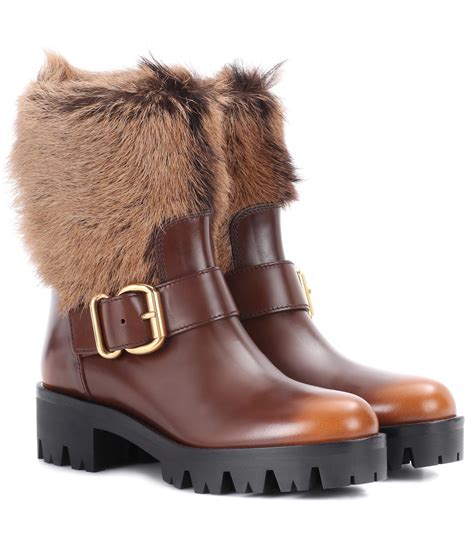 saks prada shoes|Prada fur boots saks.